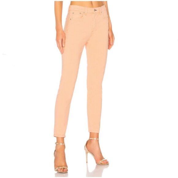 Rag
& Bone High Rise Skinny Jeans - Picture 2 of 15